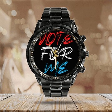 Discover Vote For Me Election Day Student Council Apparel 11 Calendar Steel Band Watch