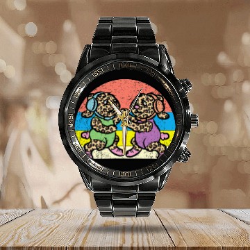 Discover Bunny Wrestling Easter Funny Sport Rabbit Wrestler Spring Baseball Tees Calendar Steel Band Watch