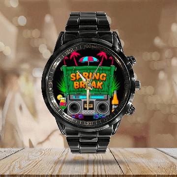 Discover Spring Break Party Semester break Spring Break 3 Calendar Steel Band Watch