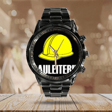 Discover Builder Construction Worker Costume Construction Worker Helmet Calendar Steel Band Watch