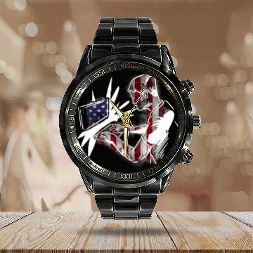 Discover Programmer Computer Scientist programming software developer Calendar Steel Band Watch
