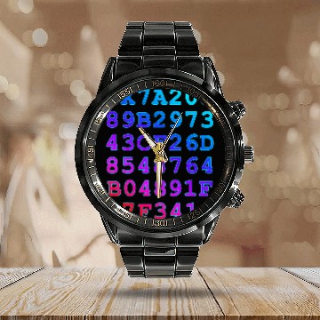 Discover PulseChain 414 Wallet Atropa Crypto Software Programmer Calendar Steel Band Watch