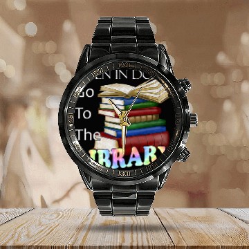 Discover I Create Worlds With Words Writer Author Novelist Zip Calendar Steel Band Watch