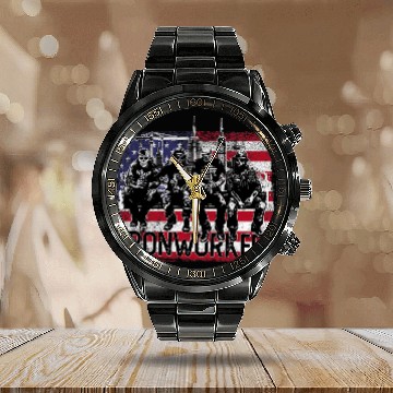 Discover skull Ironworkers Skyscraper iron american worker welder USA Baseball Tees Calendar Steel Band Watch