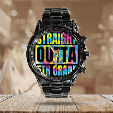 Discover Straight Outta 5th Grade Class Fifth Grade Graduation Calendar Steel Band Watch