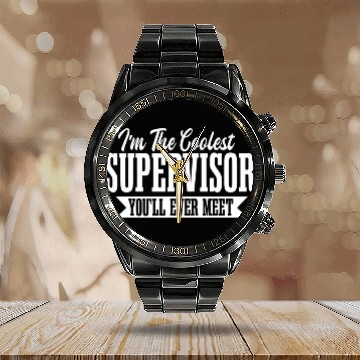 Discover Supervisor Coordinator Boss Manager Facilitator Director Calendar Steel Band Watch