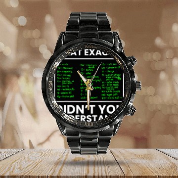 Discover What Excatly Nursing Student Jersey Baseball Tees Calendar Steel Band Watch
