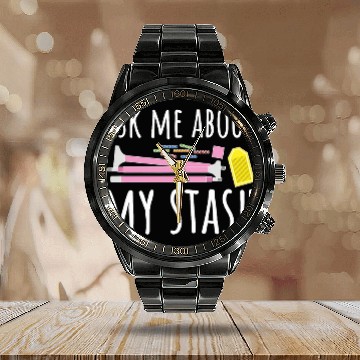 Discover Funny Diamond Painting Diamond Painter Baseball Tees Calendar Steel Band Watch