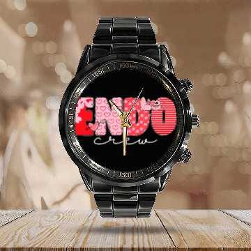 Discover Valentines Day Retro Endo Crew nurses Endoscopy Gl Nursing Calendar Steel Band Watch