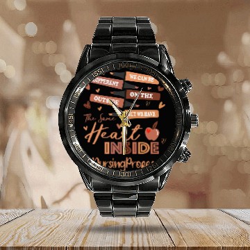 Discover Nursing Professor We Can Be Different Black History Month Calendar Steel Band Watch