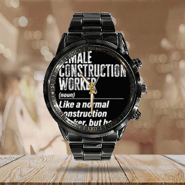 Discover Female Construction Worker Definition Contractor Laborer Baseball Tees Calendar Steel Band Watch