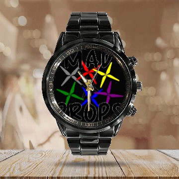 Discover Mad Props Propeller Drone Quadcopter RC Flying Funny Pilot Calendar Steel Band Watch