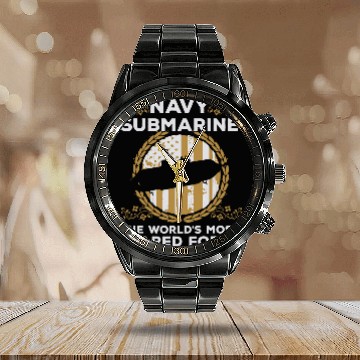 Discover Cool Submarine mosts Feared forces Submariners Calendar Steel Band Watch