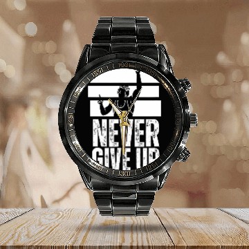 Discover Wrestle with Determination Never Give Up wrestling Baseball Tees Calendar Steel Band Watch