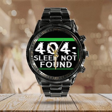 Discover Software Engineer Computer Programmer Programming Code 4 Calendar Steel Band Watch