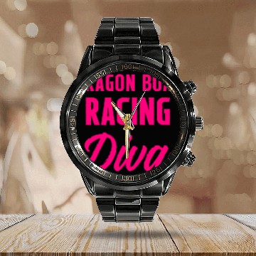 Discover Dragon Boat Racing Boating Race Racer 29 Calendar Steel Band Watch