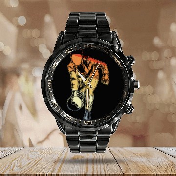 Discover Bowling Lover Bowler Bowling Player Calendar Steel Band Watch