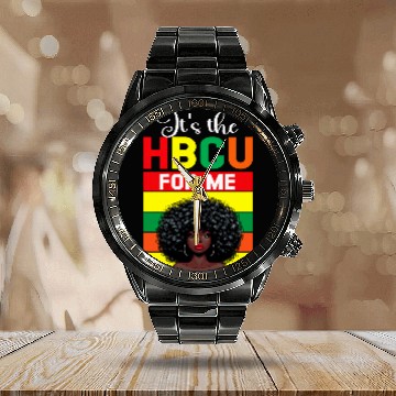 Discover It s The HBCU For Me Historical Black College Alumni Calendar Steel Band Watch