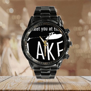 Discover Original Camping Nautical Theme For Boaters Lake Graphic Calendar Steel Band Watch