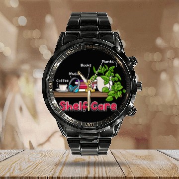 Discover Cute Shelf Care Books Coffee Plants Music Self Reflection Calendar Steel Band Watch