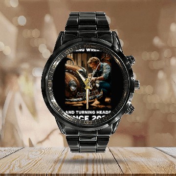 Discover Car Restorer Car Guy Car Restoration Auto Detailing Calendar Steel Band Watch