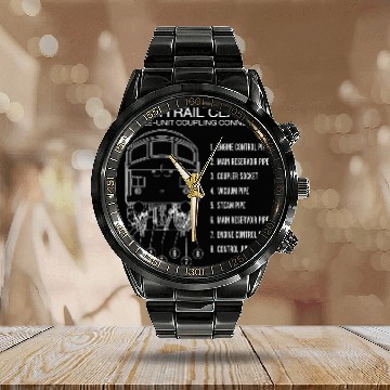 Discover British Rail Class 45 Train Multi Unit Coupling Diagram Baseball Tees Calendar Steel Band Watch