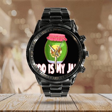 Discover Zoo is my Jam Zookeeper Zoologist Zoological 1 Calendar Steel Band Watch