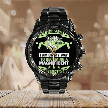 Discover A magnificent Darts Player Dart Team Birthday Dart Player Calendar Steel Band Watch