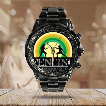 Discover Do everything your parents told you Sport Fencing Baseball Tees Calendar Steel Band Watch