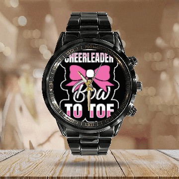 Discover Cheerleading Pom Poms Cheerleader Boe To Toe Calendar Steel Band Watch