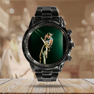 Discover Joe Jonas Jonas Brothers Cowboy Hat Calendar Steel Band Watch