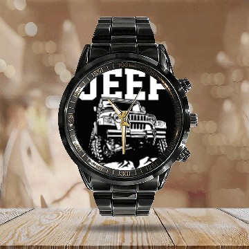 Discover Jeep - Jeep - jeep 3D Calendar Steel Band Watch