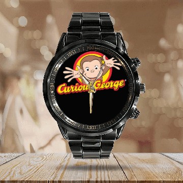 Discover CURIOUS GEORGE Calendar Steel Band Watch