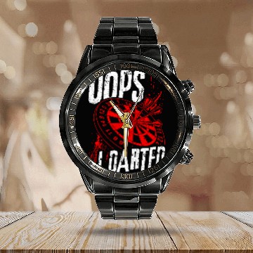 Discover Oops I Darted Dart Darting Sport Arrow Dart Board Dart Team Baseball Tees Calendar Steel Band Watch