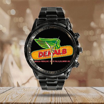 Discover DEKALB 2 Calendar Steel Band Watch