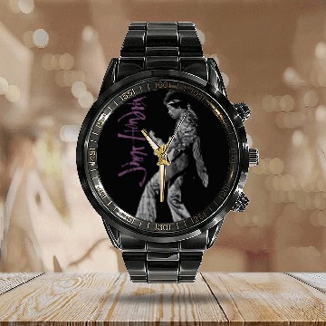 Discover JIMI HENDRIX Calendar Steel Band Watch