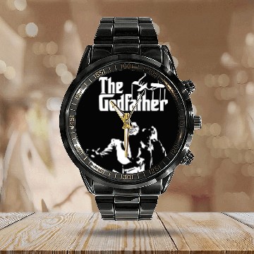 Discover Nirvan The Godfather James Brown Unisex Calendar Steel Band Watch