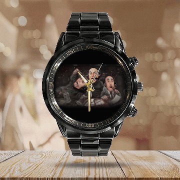 Discover The UFC Announcer Crew Reaction Joe Rogan Calendar Steel Band Watch
