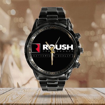 Discover Roush Performance Logo Calendar Steel Band Watch