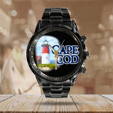 Discover Cape Cod Potato Chips Calendar Steel Band Watch