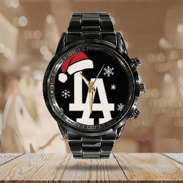 Discover Dodger Christmas Calendar Steel Band Watch