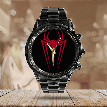 Discover Marvel Spider-Man Spider Icon C1 Calendar Steel Band Watch