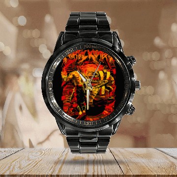Discover Mortal Kombat vintage Calendar Steel Band Watch