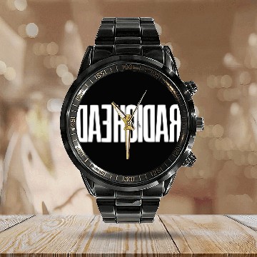 Discover Radiohead Mirrored White Calendar Steel Band Watch