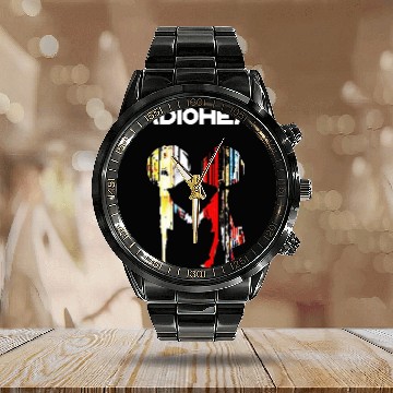 Discover Shake hands in White Radiohead Calendar Steel Band Watch