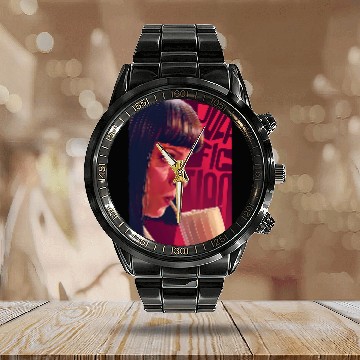 Discover 001. Pulp Fiction BK Calendar Steel Band Watch