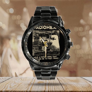 Discover Vintage Radiohead Calendar Steel Band Watch