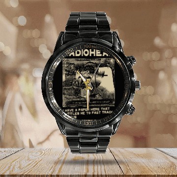 Discover Vintage Radiohead Calendar Steel Band Watch