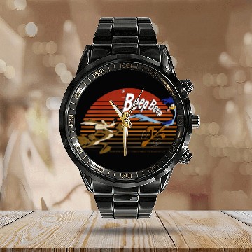 Discover Kids Wile E Coyote Road Runner Beep Beep Chase T Baseball Jerseys Calendar Steel Band Watch