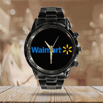 Discover Walmart Logo Baseball Jerseys Calendar Steel Band Watch
